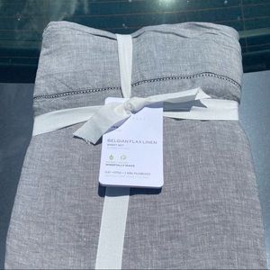 Pottery Barn Belgian Flax Linen King Sheet Set